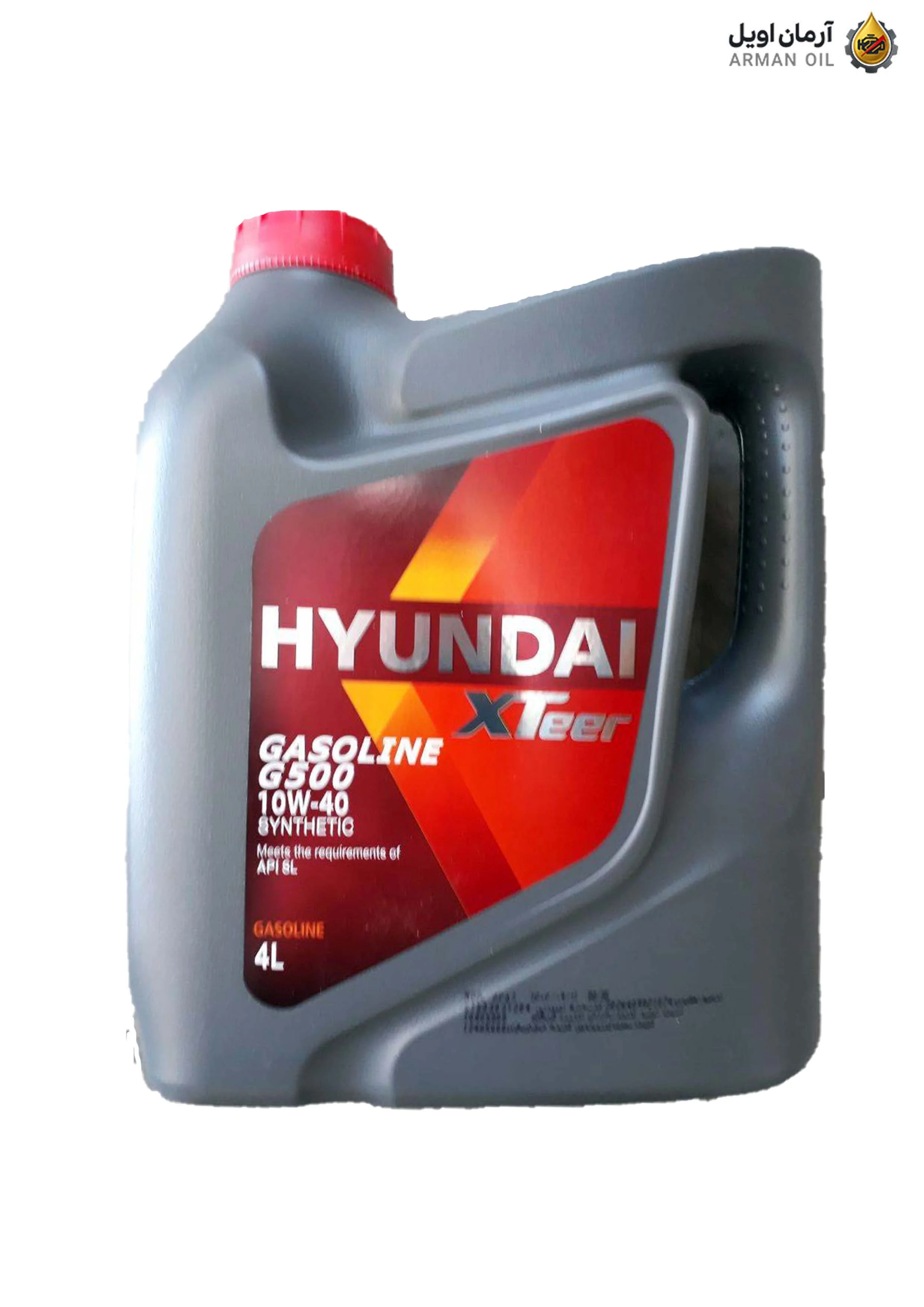 روغن موتور هیوندای اکستیر G500 SL 10W-40 حجم 4 لیتری