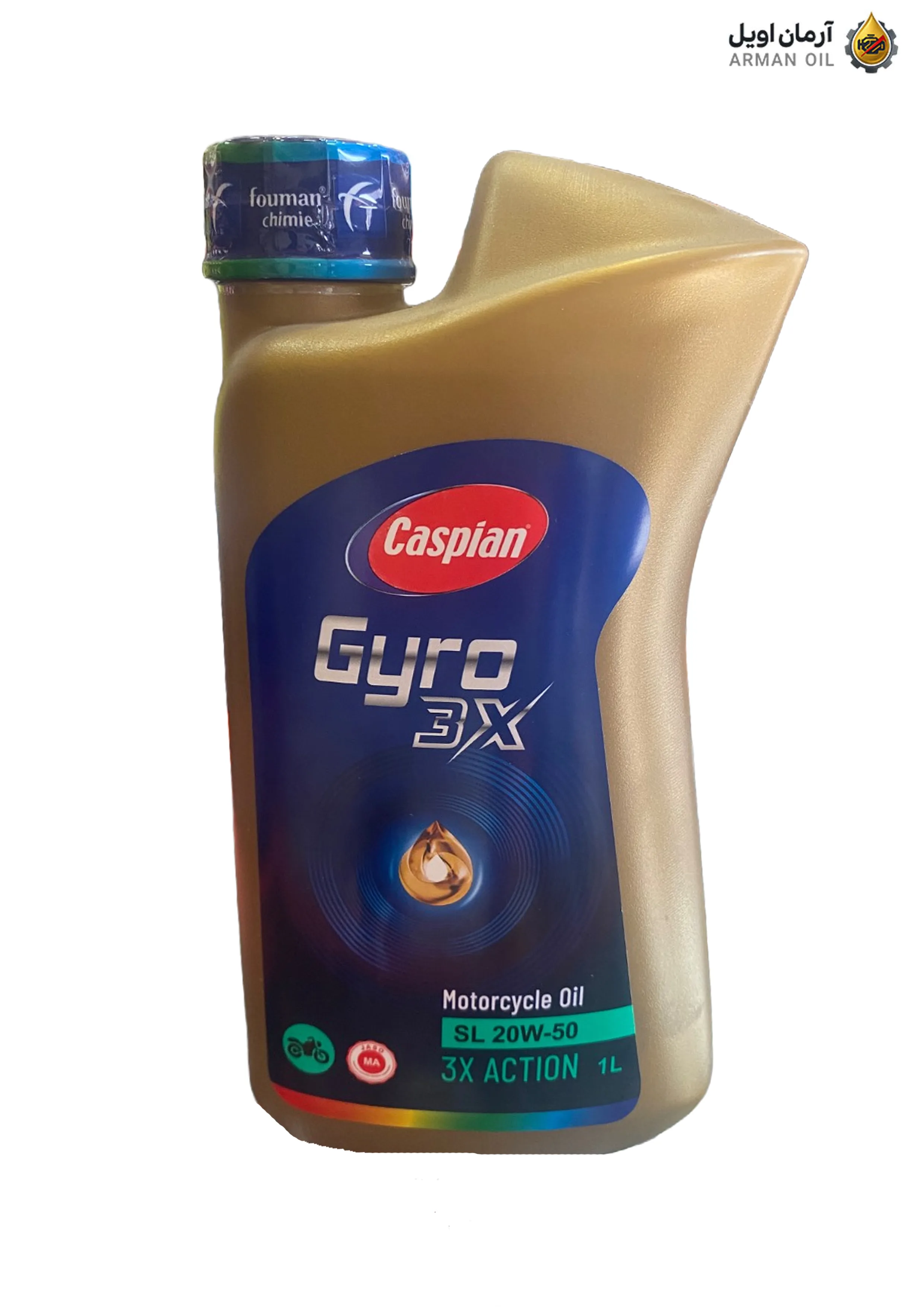 روغن موتور  20W50 SL کاسپین 1 لیتری 24 عددی